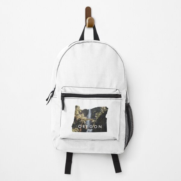 Item preview, Oregon Map | Multnomah Falls Waterfall | Travel Photography designed and sold by anthonylonder.