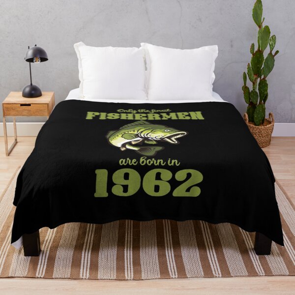 Item preview, Only The Finest Fishermen Are Born In 1962 Funny Fishermen designed and sold by ThiReals.