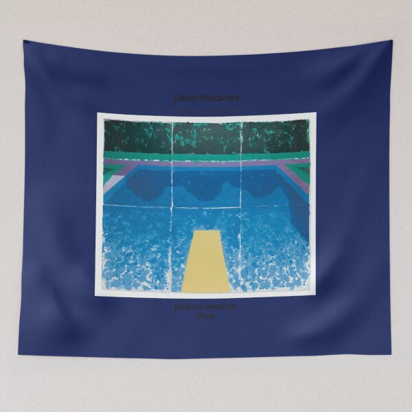Item preview, David Hockney Exhibition Art  - PISCINES DE PAPIER    designed and sold by TheWorldMuseum.