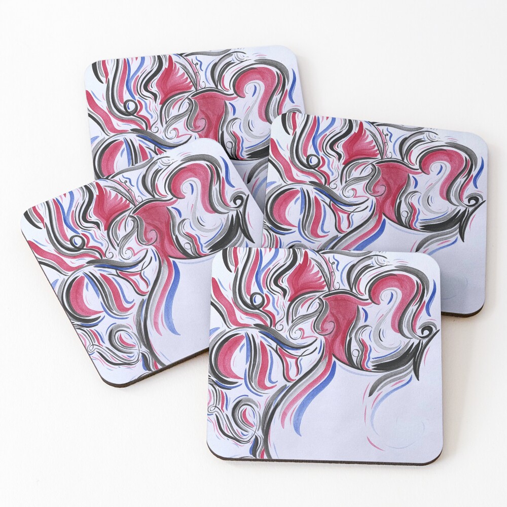 Item preview, Coasters (Set of 4) designed and sold by MadScribble.
