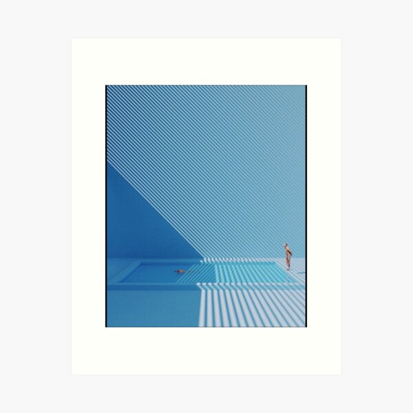David Hockney Pool-Gemälde Kunstdruck