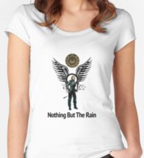Battlestar Galactica - Starbuck - Bring On The Rain Women's Fitted Scoop T-Shirt
