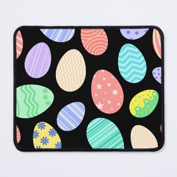 Item preview, Easter Egg Print on Black designed and sold by PinHookPrincess.