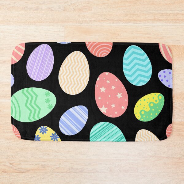 Item preview, Easter Egg Print on Black designed and sold by PinHookPrincess.