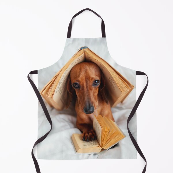 Item preview, Cute Dog With Books in Bed designed and sold by ONORMAL.