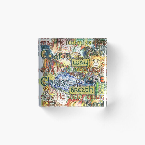 Christ is the Light Acrylic Block