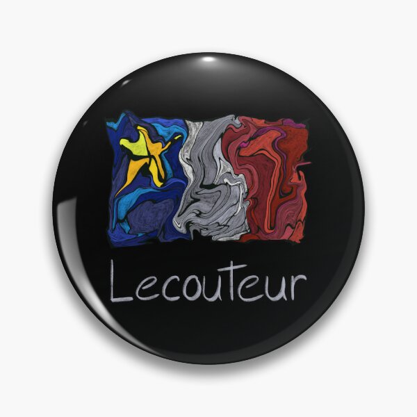 Item preview, Acadian Flag pastel liquid mosaic Lecouteur - Drapeau acadien mosaïque liquide pastel vitrail Lecouteur designed and sold by ColoursOfFrance.