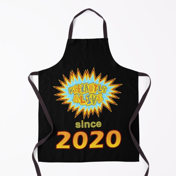 Item preview, Vibrantly Alive Since 2020 Birthday Birth Year, Blue Yellow designed and sold by artfulnotebook.