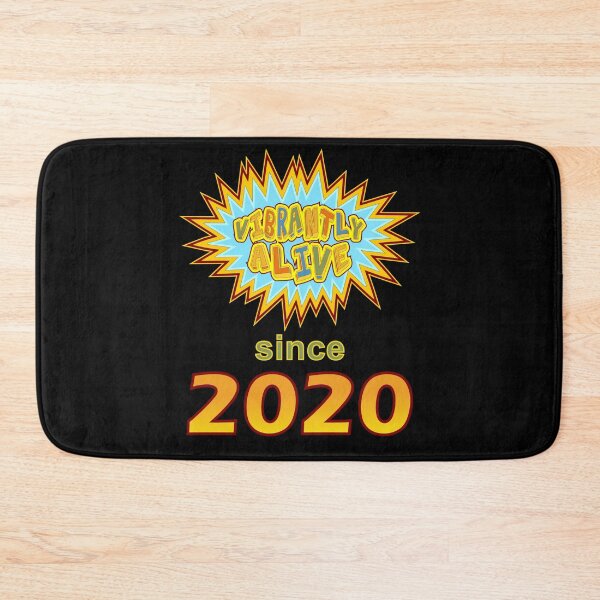 Item preview, Vibrantly Alive Since 2020 Birthday Birth Year, Blue Yellow designed and sold by artfulnotebook.