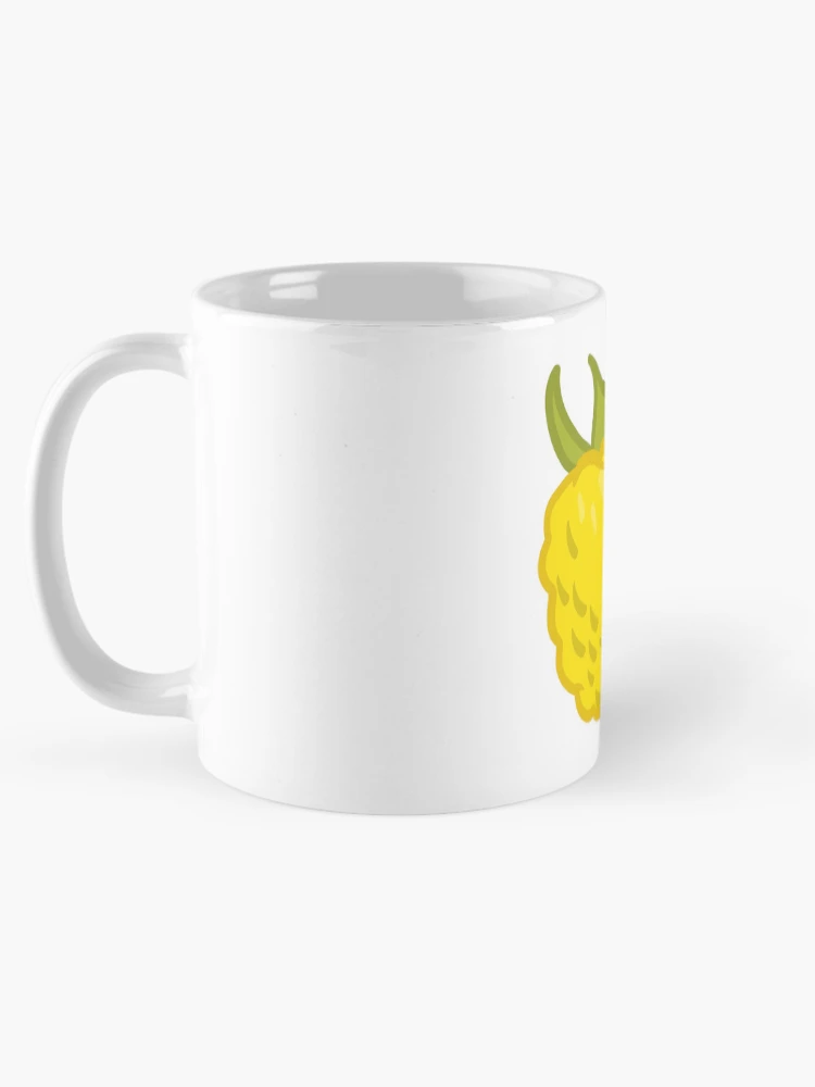 Thumbnail 5 of 6, Coffee Mug, Yellow Raspberry designed and sold by artcake.