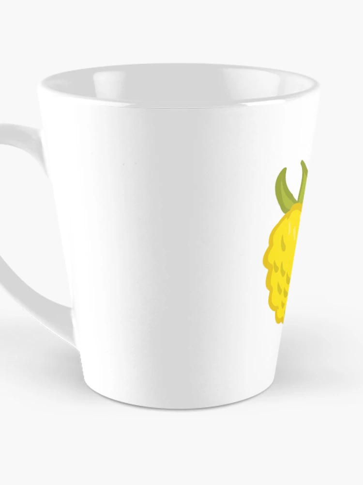 Thumbnail 3 of 4, Coffee Mug, Yellow Raspberry designed and sold by artcake.
