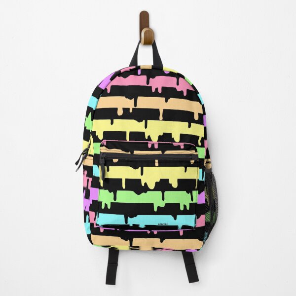Item preview, Pastel Rainbow Drippy Stripes designed and sold by JanGrackle.