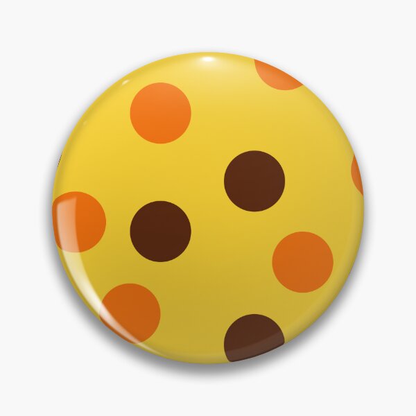 Item preview, orange and brown polka dots on a yellow background designed and sold by River Graphic Design.