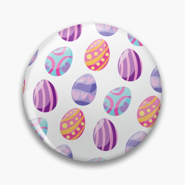 Item preview, Purple Easter Egg Print on White designed and sold by PinHookPrincess.