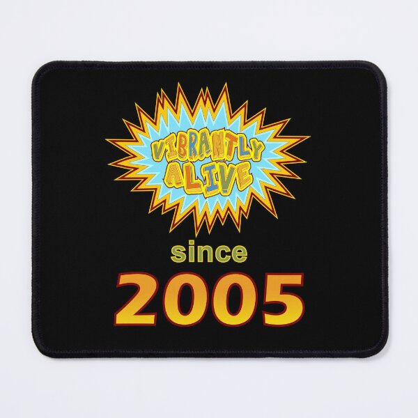 Item preview, Vibrantly Alive Since 2005 Birthday Birth Year designed and sold by artfulnotebook.