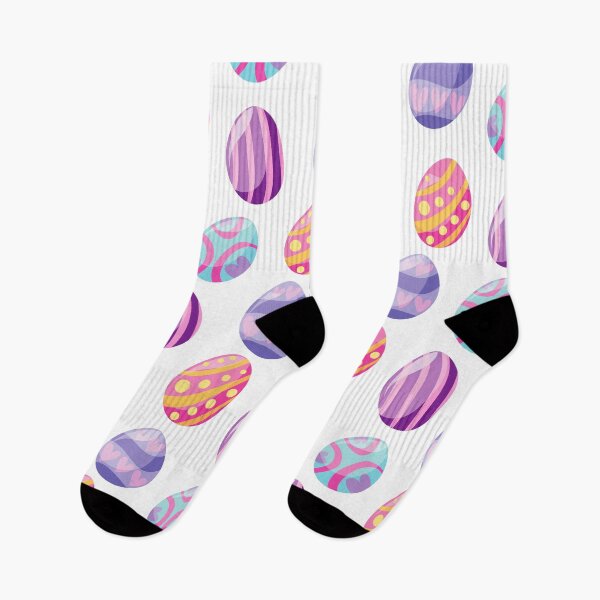 Item preview, Purple Easter Egg Print on White designed and sold by PinHookPrincess.
