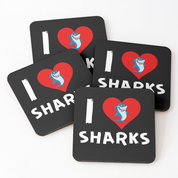 Item preview, I Heart Sharks  designed and sold by MojaveTradePost.