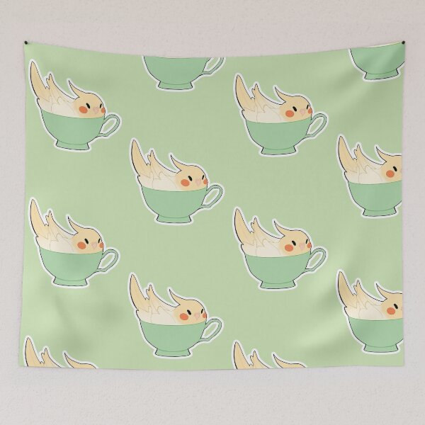 Item preview, Cockatiel Tea  designed and sold by MadArtiistXIII.