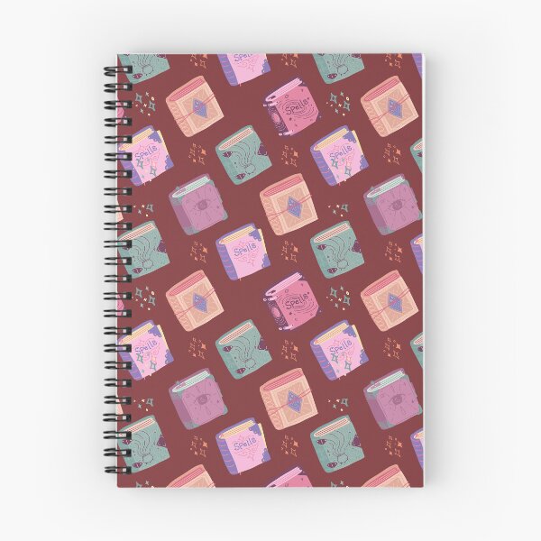 Item preview, Pastel Spellbook Pattern (MAROON) designed and sold by Classicasa.