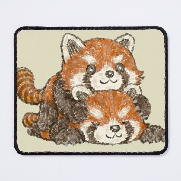 Item preview, Overlapping red pandas designed and sold by Toru Sanogawa.