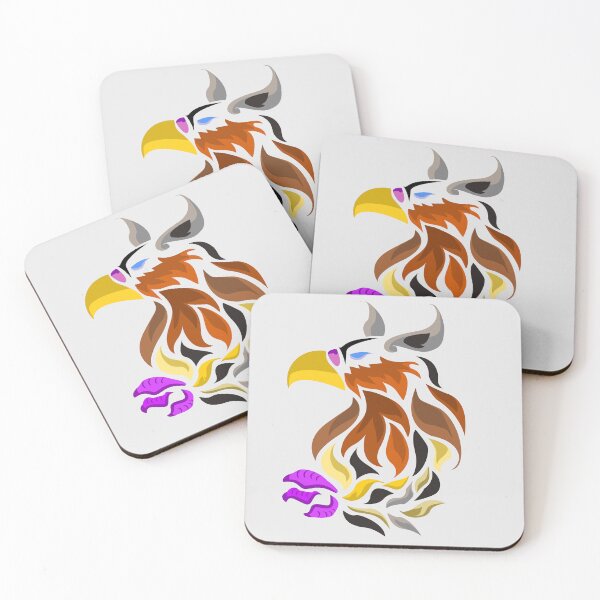 Item preview, Colorful Gryphon Insignia Digital Illustration designed and sold by TwinHand.