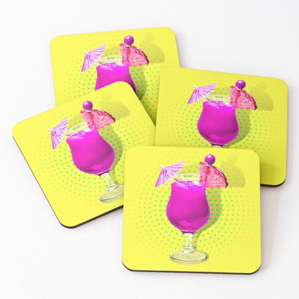 Item preview, It's Cocktail Time! Pop Art -  Stunning Retro, Vintage, Cocktail Club Colorful Design designed and sold by MrGiftee.