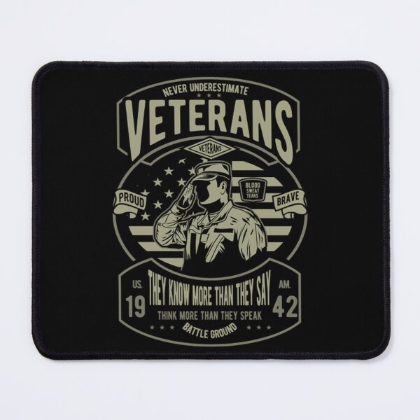 Item preview, Never Underestimate Veterans  designed and sold by MosinTu.