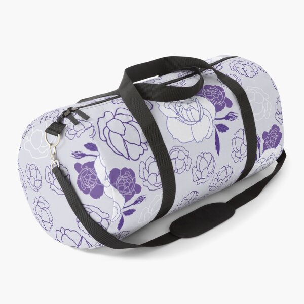 Item preview, GEOMETRIC PURPLE ROSES FLORAL PATTERN designed and sold by sheseddit.