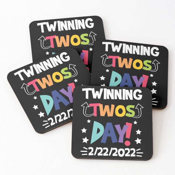 Item preview, Funny Kids Twinning Twosday Tuesday February 22nd 2022 funny designed and sold by ecomdesign.