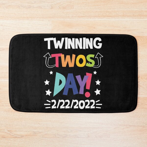 Item preview, Funny Kids Twinning Twosday Tuesday February 22nd 2022 funny designed and sold by ecomdesign.