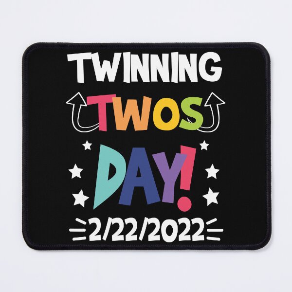 Item preview, Funny Kids Twinning Twosday Tuesday February 22nd 2022 funny designed and sold by ecomdesign.