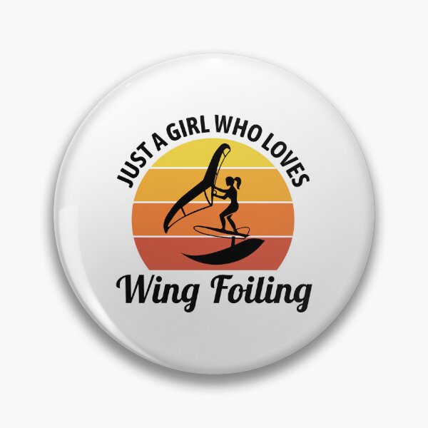 Item preview, Wing Foiling Hydrofoil Surfing Water Sports Vintage Retro  designed and sold by CuteDesigns1.