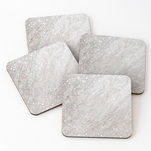 Item preview, Bright Silver Golden Marble Glitter Style designed and sold by eviesfashion.