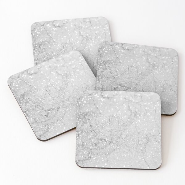Item preview, Bright Silver Golden Marble Glitter Style designed and sold by eviesfashion.