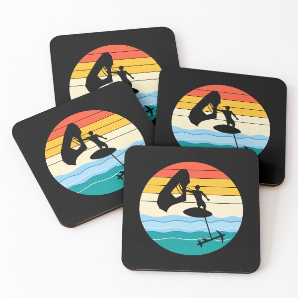 Item preview, Wing Foiling Hydrofoil Surfing Water Sports Vintage Retro  designed and sold by CuteDesigns1.