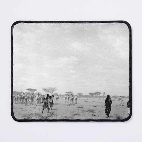 Item preview, Somalia. Migrating camel herd in Ogadon desert designed and sold by VintageSomalia.