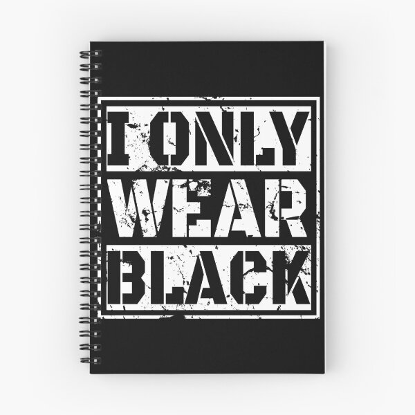 Item preview, i only wear black designed and sold by Recoshet.