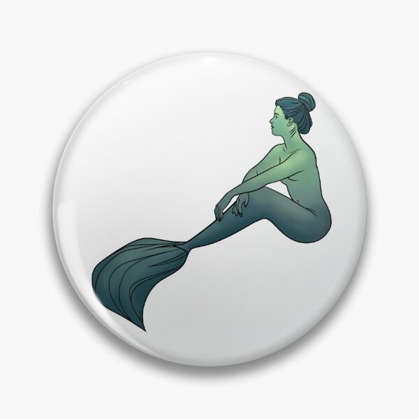 Item preview, Green mermaid designed and sold by artcake.