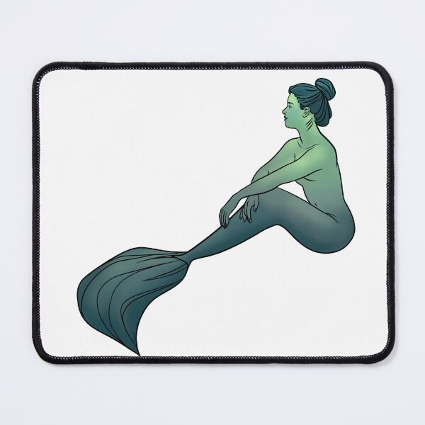 Item preview, Green mermaid designed and sold by artcake.