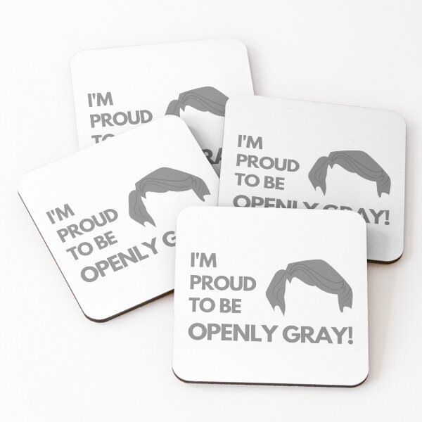 Item preview, Man Proud to be Openly Gray  designed and sold by mschubbybunny.