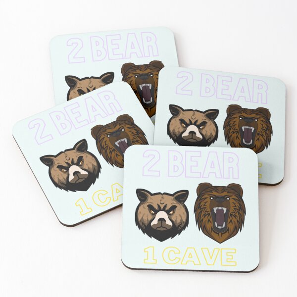 Item preview, comedy podcast, 2 Bears 1 Cave.      designed and sold by ShellyBushey1.