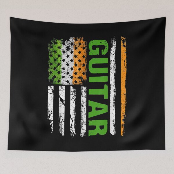Item preview, Guitar American Flag Distressed St Patrick's Day  designed and sold by wendyy88.