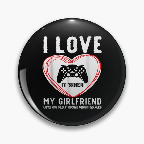 Item preview, I Love It When My Girlfriend Let Me Play Video Game Hearts  designed and sold by wendyy88.