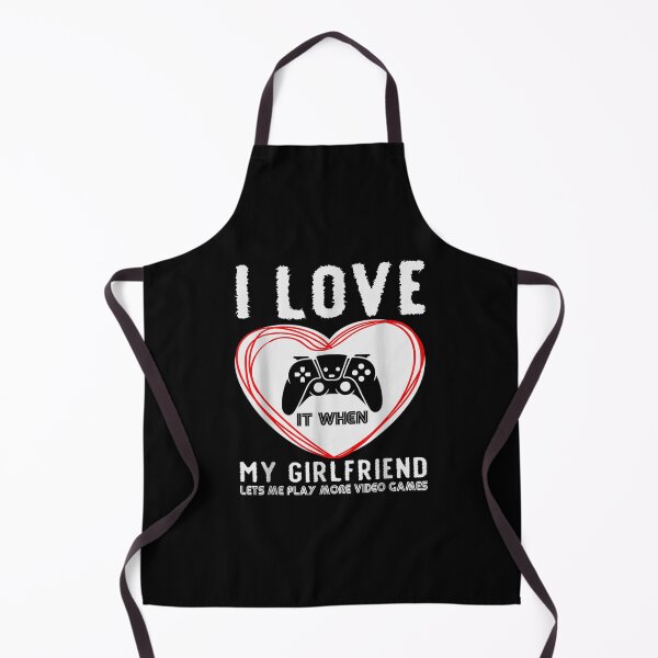 Item preview, I Love It When My Girlfriend Let Me Play Video Game Hearts designed and sold by wendyy88.