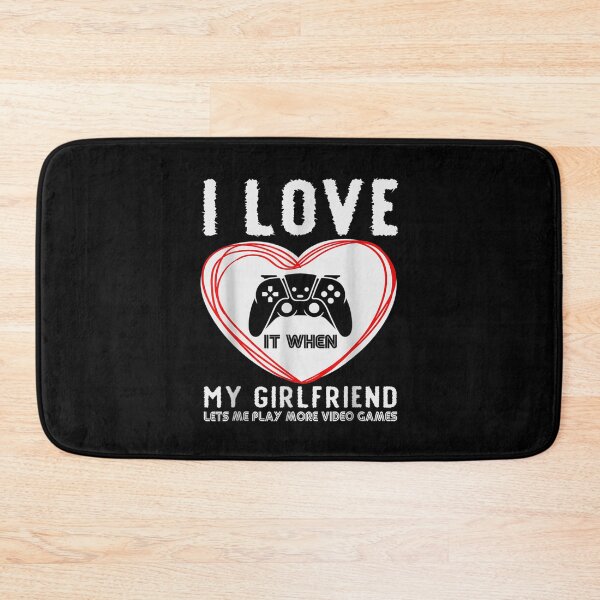 Item preview, I Love It When My Girlfriend Let Me Play Video Game Hearts  designed and sold by wendyy88.