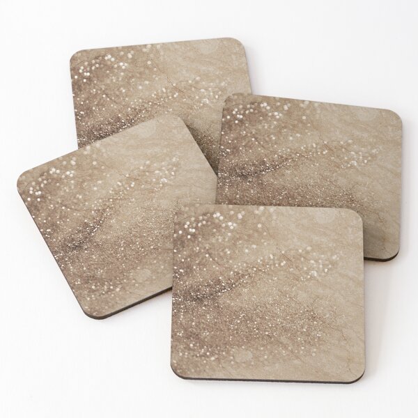 Item preview, Dark brown Golden Marble Glitter Style designed and sold by eviesfashion.