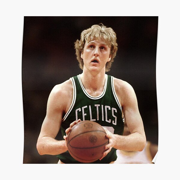 Wallpaper Larry Bird Art Poster for Sale by FahmiGibran