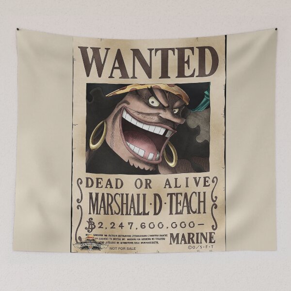 Item preview, One Piece Yonko Marshall D Teach Current Wanted Poster  , One Piece Wanted Poster designed and sold by CREATIVE-ANIME.
