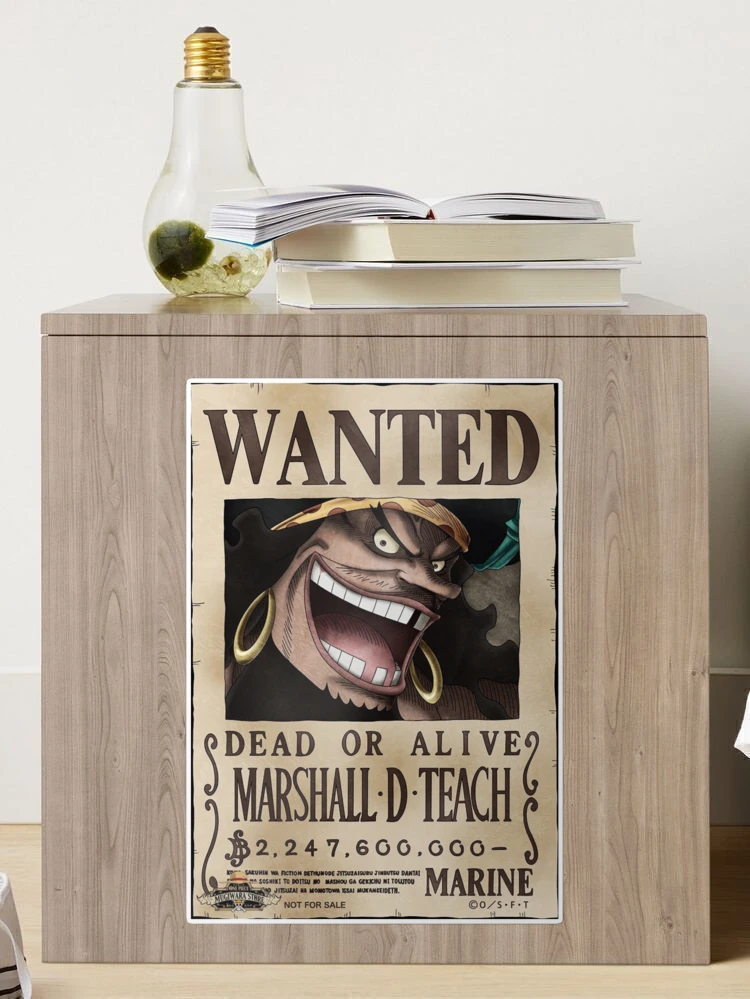 One Piece Wanted Poster Marshall D. Teach – Cospicky