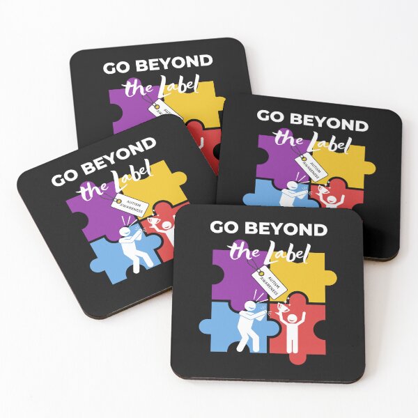 Item preview, Go Beyond The Label Autism Awareness designed and sold by SPDguy.